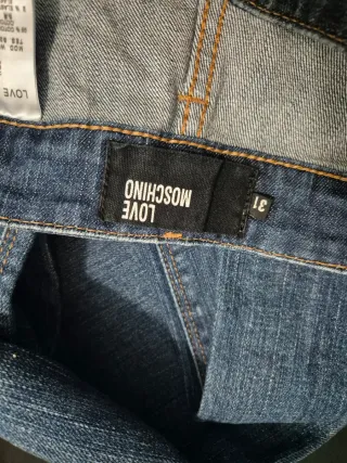 Jeans Moschino Love Vintage Uomo Blu