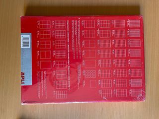 Etiquetas Adhesivas DISNAK A4 y APLI A4 1600x2 Uds