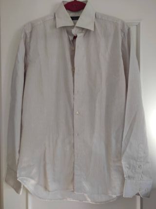 Camisa Zara Elegante Blanca Talla L