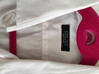 Camisa Zara Elegante Blanca Talla L