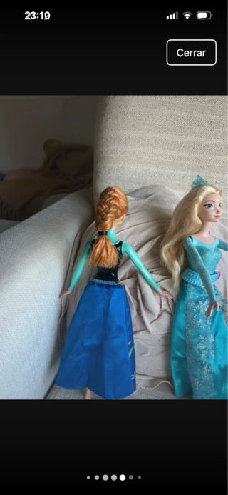 Frozen Disney 2 muñecas Anna y Elsa