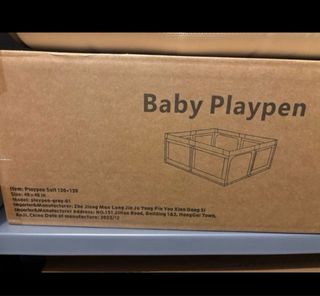 Parque Infantil Mloong 120x120cm Beige