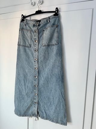 Falda vaquera larga Trendyol