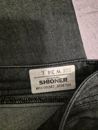 Jeans Diesel Uomo Grigio Taglia M