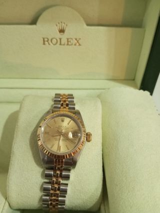 Rolex Datejust bicolor oro y acero año 2002! DAMA.