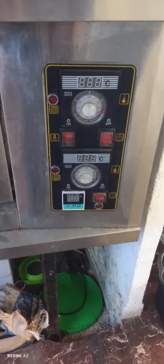 Horno industrial de gas con base