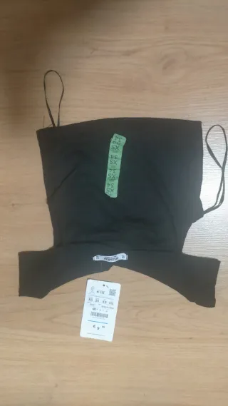 Top tirantes negro Pull&Bear Talla XS/34