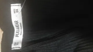 Top tirantes negro Pull&Bear Talla XS/34