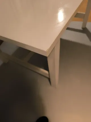 Mesa extensible Ikea blanca madera