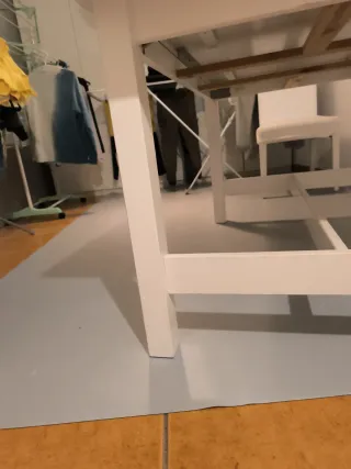 Mesa extensible Ikea blanca madera