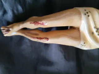 Cristo de terracota antiguo