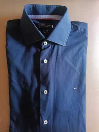Camisa Tommy Hilfiger Azul Marino Talla 37