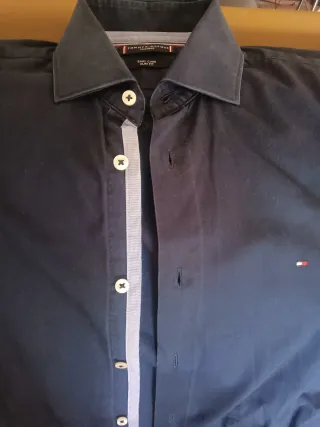 Camisa Tommy Hilfiger Azul Marino Talla 37