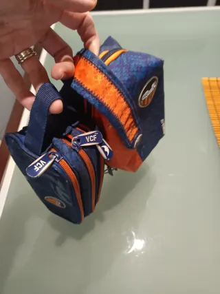 Estuche Valencia CF Azul y Naranja. Dos. Oficiales