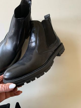 Stivaletti uomo vera pelle neri