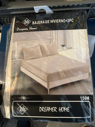 Juego de sábanas Bajera invierno 1.50m