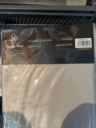 Juego de sábanas Bajera invierno 1.50m