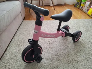 Triciclo evolutivo Correpasillos rosa