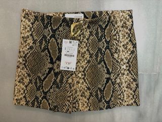Falda Zara Animal Print