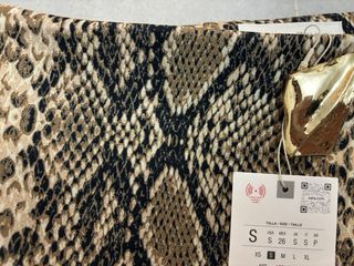 Falda Zara Animal Print