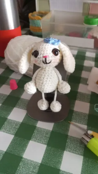 Peluches variados de crochet