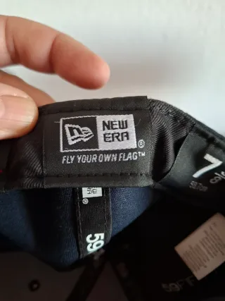 Gorra New Era NY Camuflaje Azul y Negra