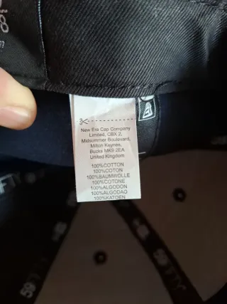 Gorra New Era NY Camuflaje Azul y Negra