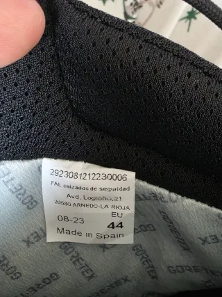 Botas tacticas seguridad FAL GORE-TEX PWT900