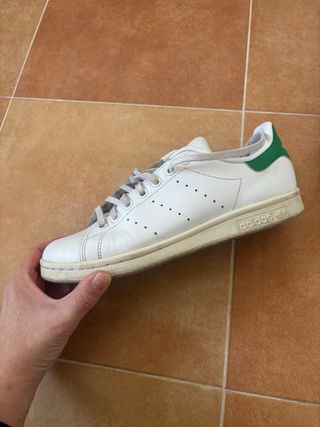 Deportivas Adidas Blancas y Verdes