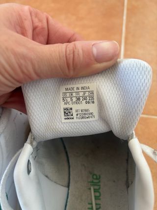 Deportivas Adidas Blancas y Verdes