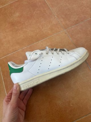 Deportivas Adidas Blancas y Verdes