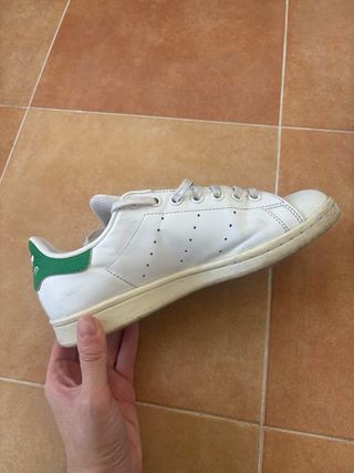 Deportivas Adidas Blancas y Verdes