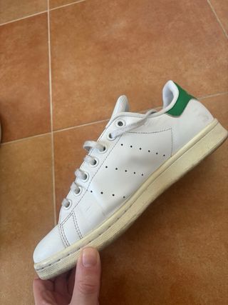 Deportivas Adidas Blancas y Verdes