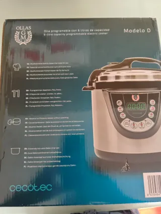 Olla programable  CECOTEC OLLAS GM 6L Modelo D