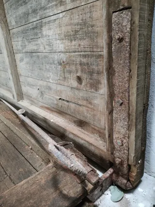 Puertas antiguas madera doble hoja