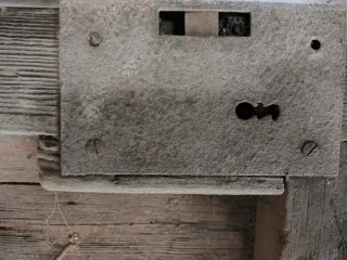 Puertas antiguas madera doble hoja