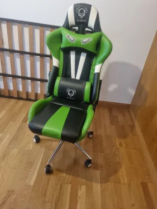 Silla Gamer Diablo Negra y Verde