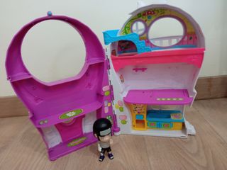 Casita Pin y Pon con figura