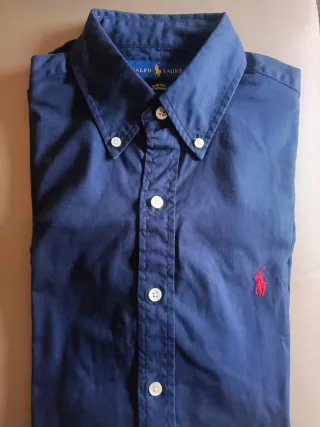 Camisa Polo Ralph Lauren Azul Talla XS