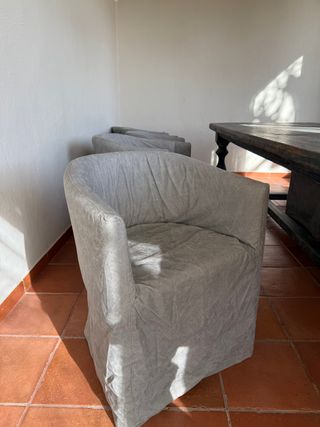 Mesa de Roble y 10 Sillas Vintage