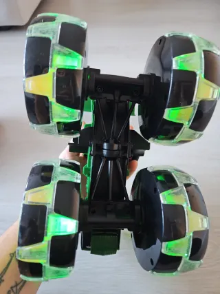 Trattore giocattolo John Deere con luci sulle ruote