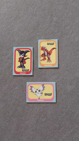 Set 3 Calamite Digimon Impmon Growlmon Calumon