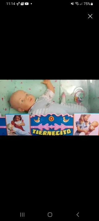 Muñeco antiguo Tiernecito + 30 años