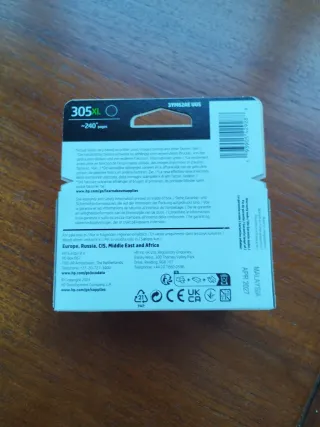 Cartucho Tinta HP 305XL Negro