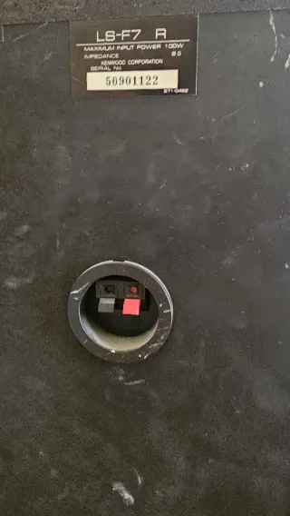 Altavoces Kenwood LS-F7 Negros