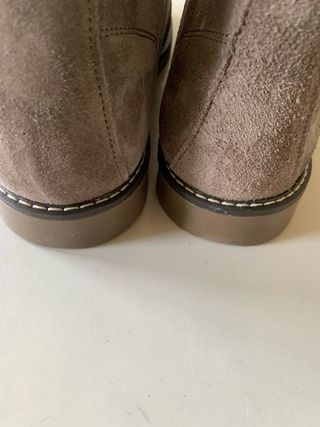 Polacchine uomo vera pelle scamosciata