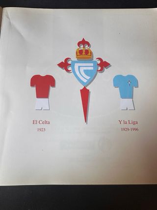 Libro El Celta 1923 y la Liga 1929-1996 Jaime Cros