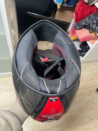 Casco Shark Negro y Rojo