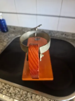 Jamonero vintage madera y metal