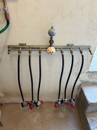 Rampa de gas propano